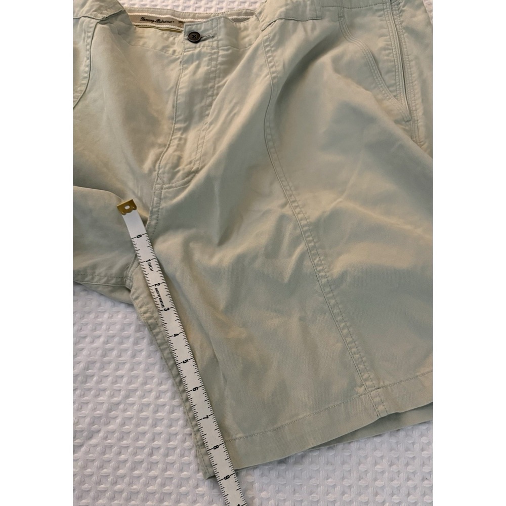 Tommy Bahama Shorts Mens SZ 42 Straw Lyocell Cotton Blend Chino Flat Front EUC - Picture 6 of 7